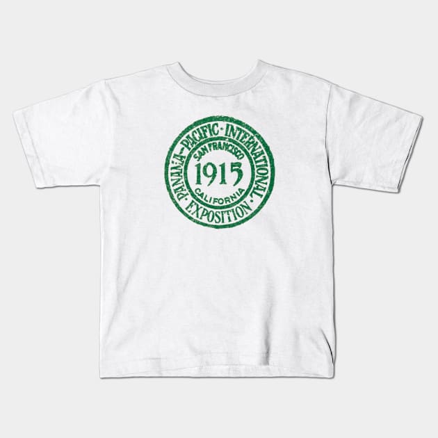 1915 San Francisco Exposition Kids T-Shirt by historicimage